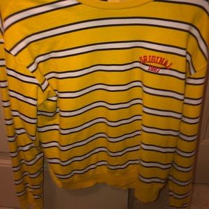 Striped yellow shirt
